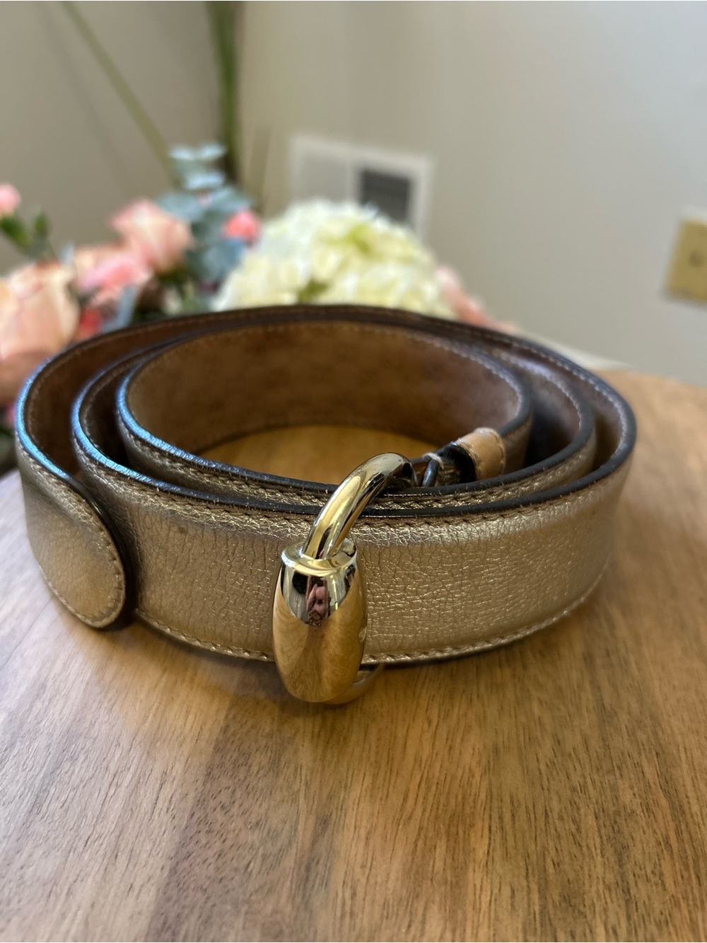Gucci Brown Monogram Leather Wallet Panel